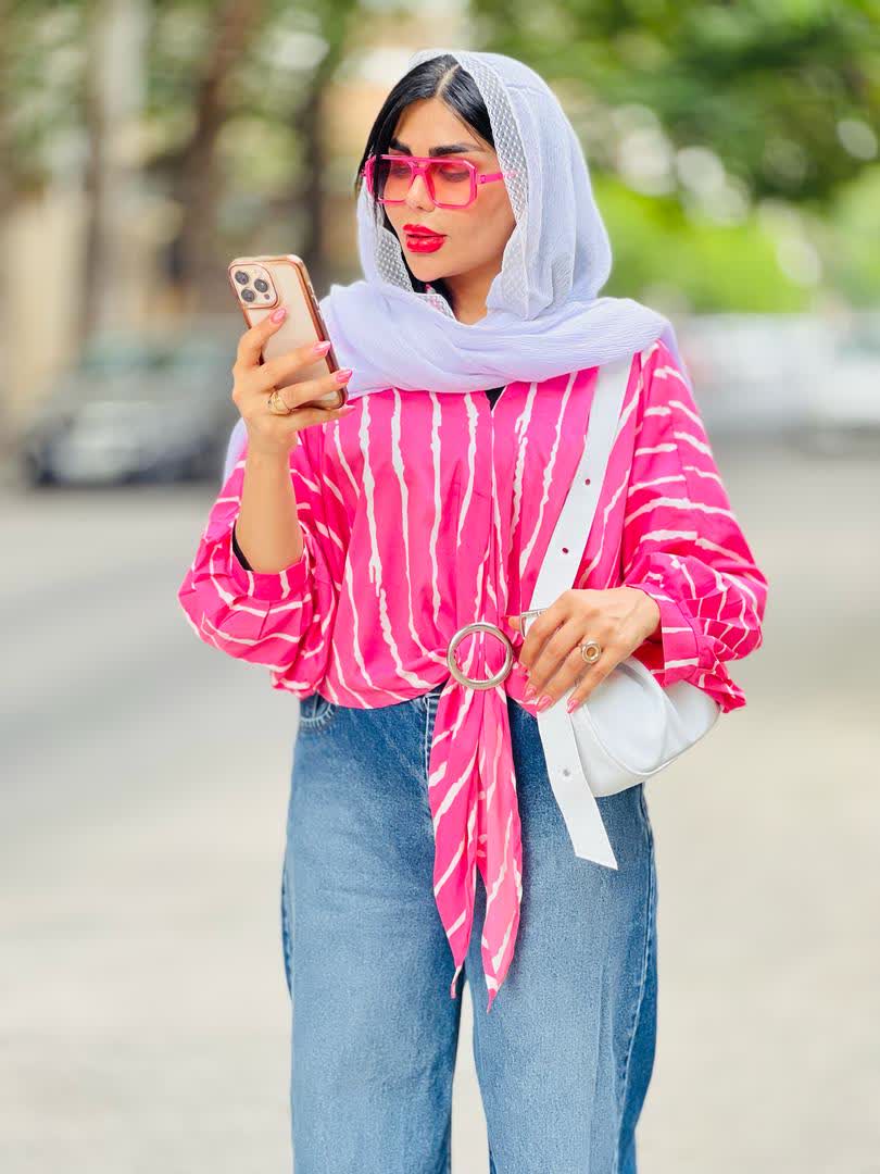 شومیز ستین 2663